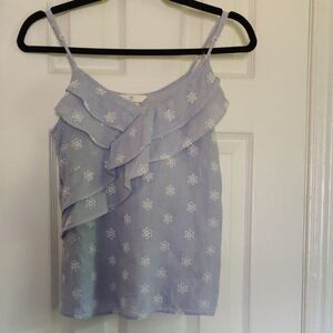 H&M Ruffle Sleeveless Top